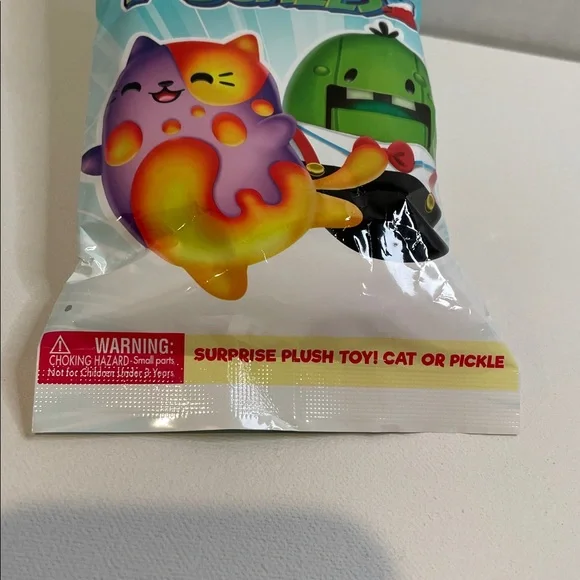 NEW Cats vs Pickles 4 inch Plush Blind Packs – Sealed Collectible Toy (3 Packs) - Picture 3 of 5